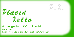 placid kello business card